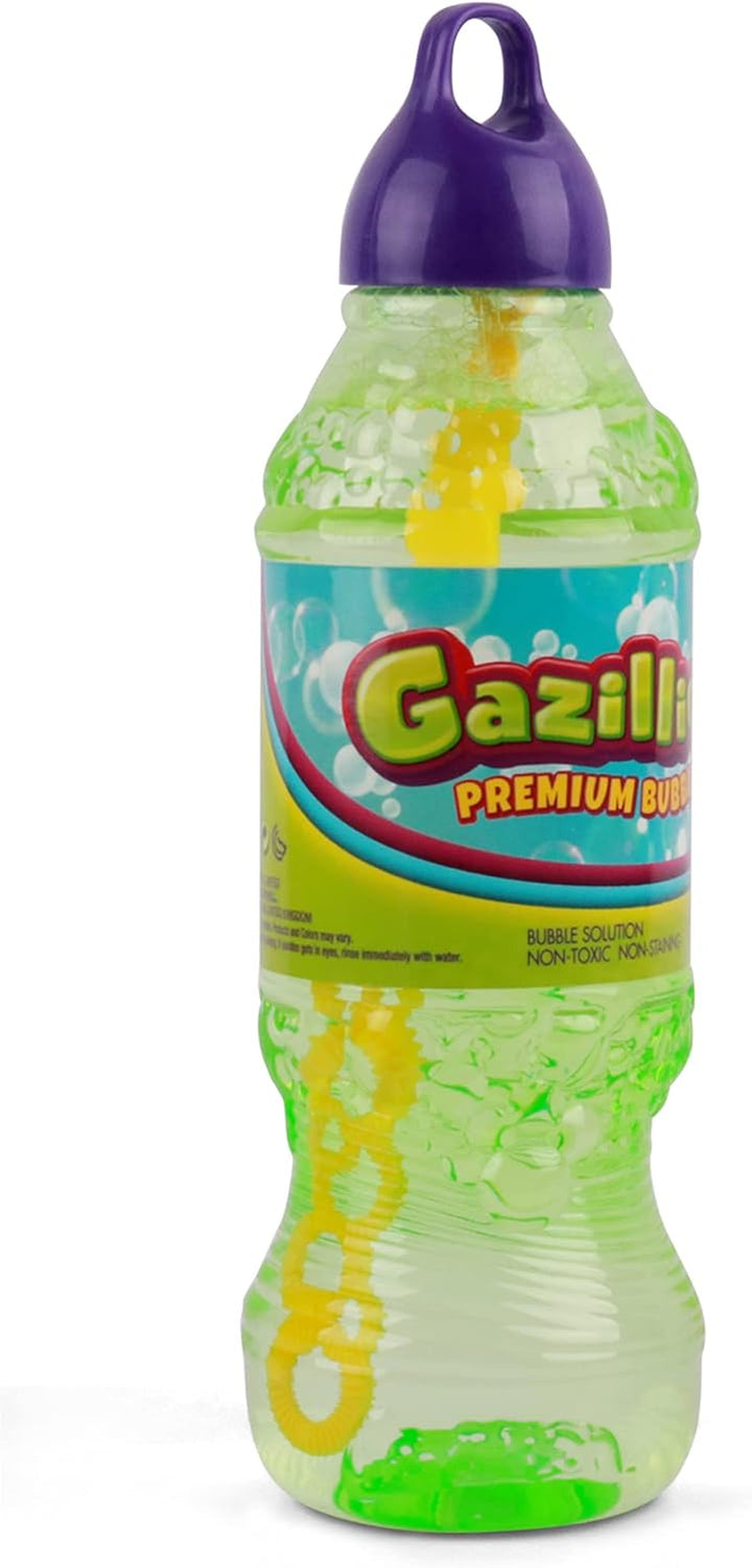 Bubbles, Original Bubble Solution 1L - Create Bubbles with Premium Formula & 7-In-1 Bubble Wand - Non-Toxic & Safe