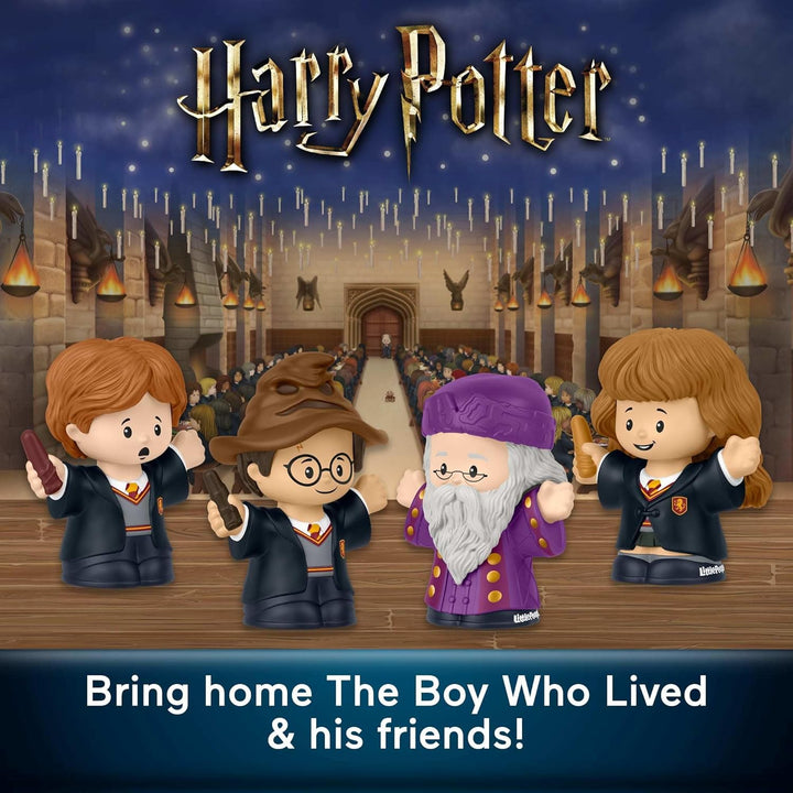 Harry Potter and the Sorcerer’S Stone Movie Special Edition Set for Adults & Fans, 4 Figures in Display Package