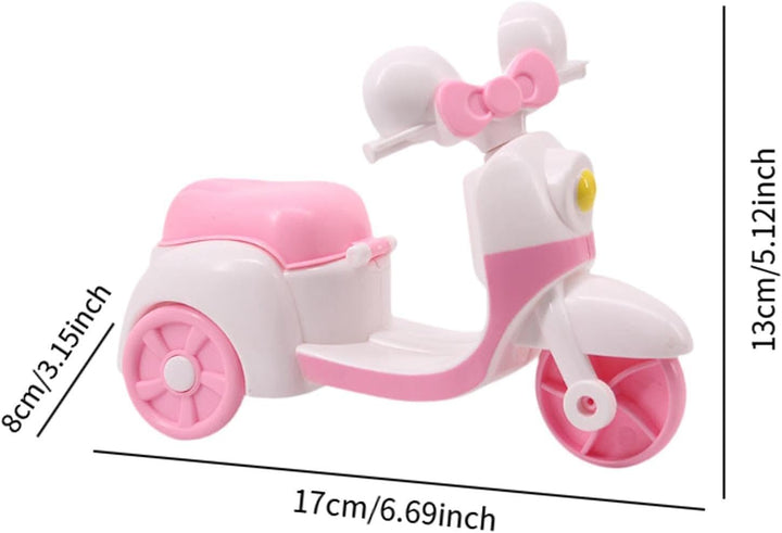 Mini Doll Motorcycle Decor Desktop Decor Doll Dress up Accessory Gift