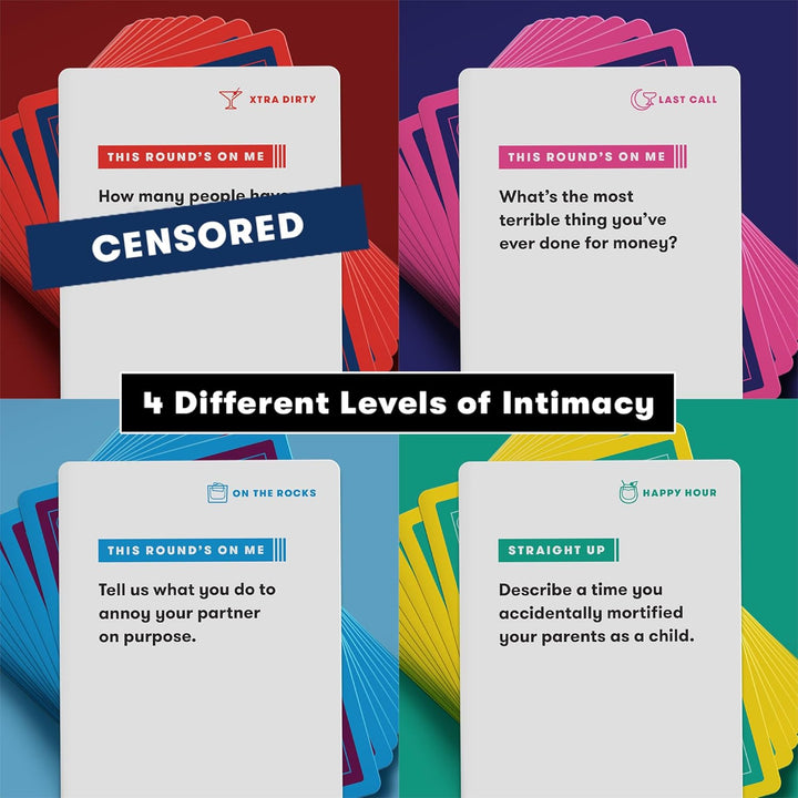 Party Game by Cut I as Seen on Tiktok, Youtube, and Snapchat | 410 Hilarious Questions | Ages 21+ | 2+ Players I Fun Games for Adults