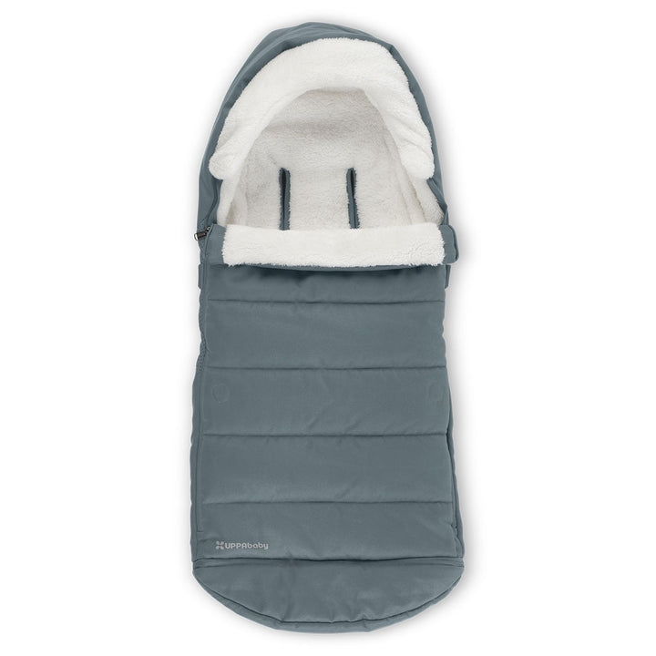 Cozyganoosh Footmuff - Easily Attaches to  Strollers + Rumbleseat - Ultra-Plush, Weather-Proof - Winter Stroller Cover - Jake (Charcoal)