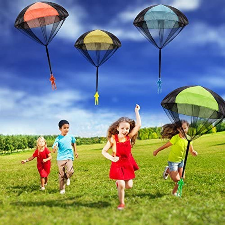 Parachute Toy for Kids, Outdoor Toys Flying Parachute Men, inside & outside Toys for or 3 4 5 6 7 8 9 10 11 12 Year Old, Thanksgiving Day for Boy Girl 4-8 Year Old, Unique Boys Party Favors