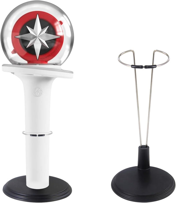Lightstick Stand 2 Pack Holder Compatible with Official Lightsticks, Complicable with Stray Kids|Enhypen|Ateez|Twice Lightsticks|Display Stand|Compatible with Kpop(Black)