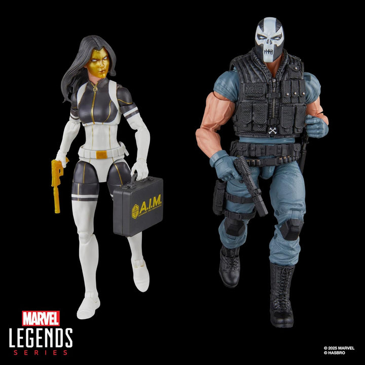 Legends Series Madame Masque & Crossbones,  Super-Villains Comics Collectible 2-Pack, 6-Inch Action Figures (Amazon Exclusive)