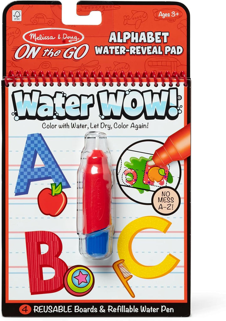 on the Go Water Wow! Reusable Water-Reveal Activity Pad - Alphabet - FSC Certified