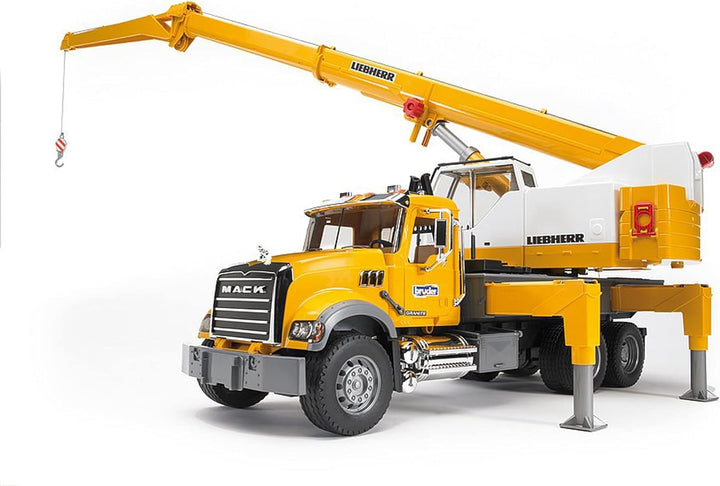 02818 Mack Granite Liebherr Crane Truck