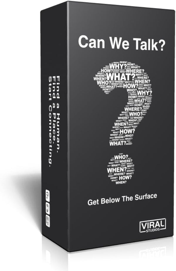 Can We Talk? - the Deep, Funny, and Real Conversation Game for Adults, Teens & Couples for Game Nights, Dates & Friend Groups, 400 Cards