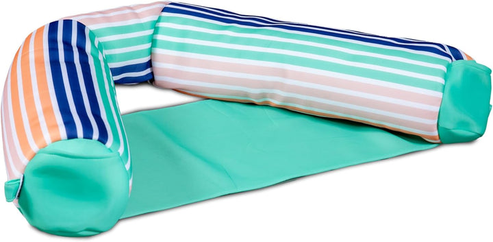 Noodle Sling, No Inflation Needed, Pool Float with Armrests, Quick Draining Fabric, Cup Holder