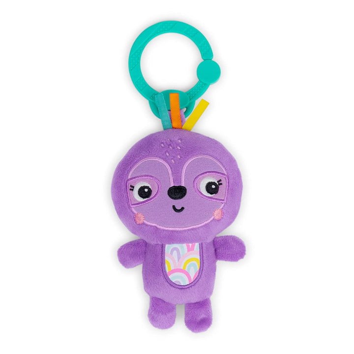 Unicorn Sparkle & Shine Plush Take-Along Stroller or Carrier Toy, Ages 0 Month+, Pink