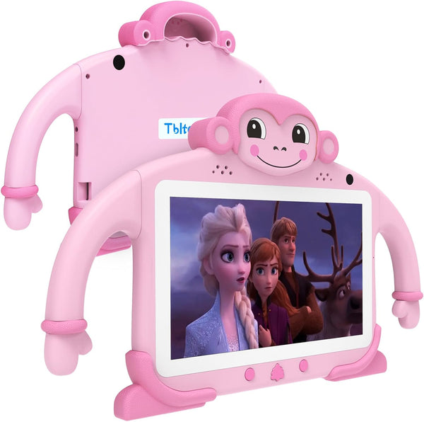 Kids Tablet 7" Tablet for Kids 32GB Toddler Tablet with Wi-Fi Youtube Case, Kids Android Learning Tablet for Toddlers Kids Software Installed Lots Educational Content for Boys Girls