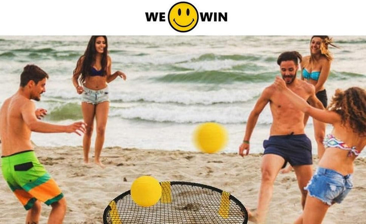 Spike Replacement Balls | 3.5Inch Yellow Soft Rubber Roundnet Game Balls