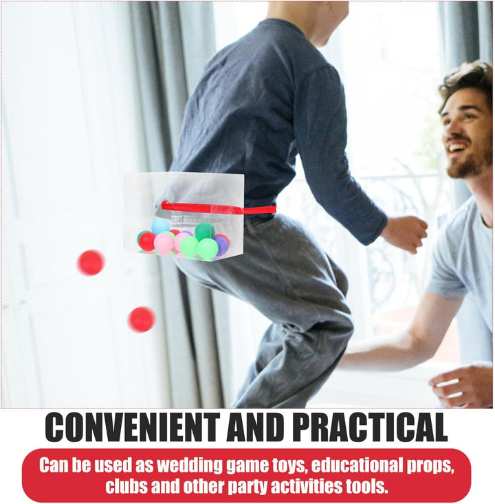2Sets Creative Shaking Pong Toys for Adults of Interactive Wedding Game Props Party Game Supplies Random Colored