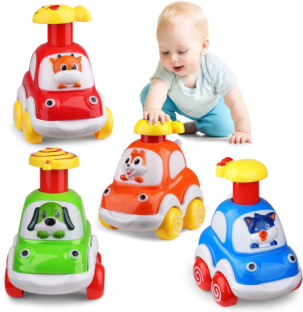 Animal Car Toys for 1 2 Year Old Boy|Baby Toys 12-18 Months|1 2 Year Old Boy Birthday Gifts for Infant Kids|Cars for Toddlers 1-3