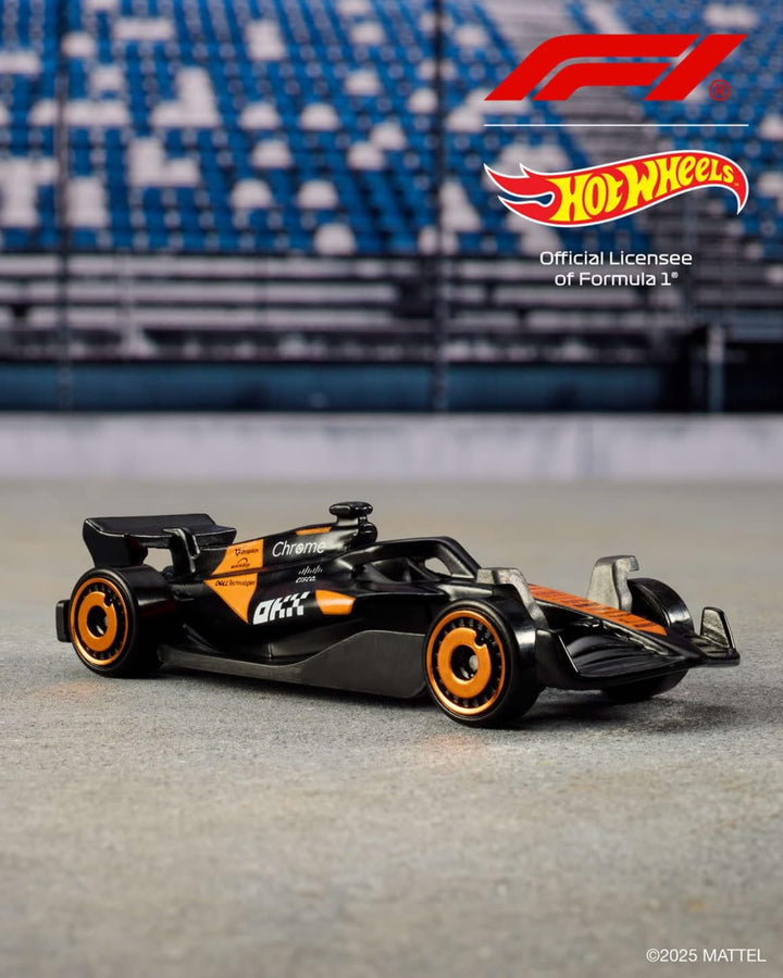 Toy Cars Formula 1 5-Pack, Set of 5 1:64 Scale Die-Cast Vehicles Featuring F1 Racing Team Decos, Collectible Race Cars