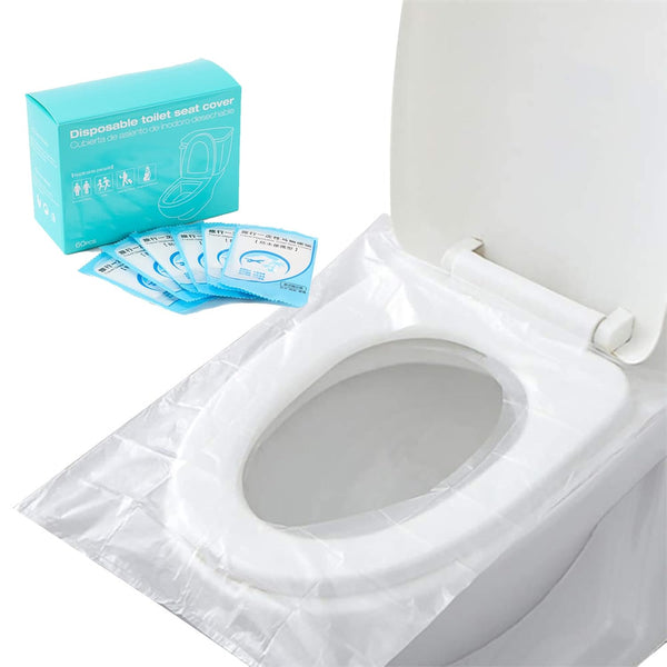 Toilet Seat Covers Disposable 60 Pack for Travel Toilet Seat Cover Friendly Packing for Kids Potty Training and Adult