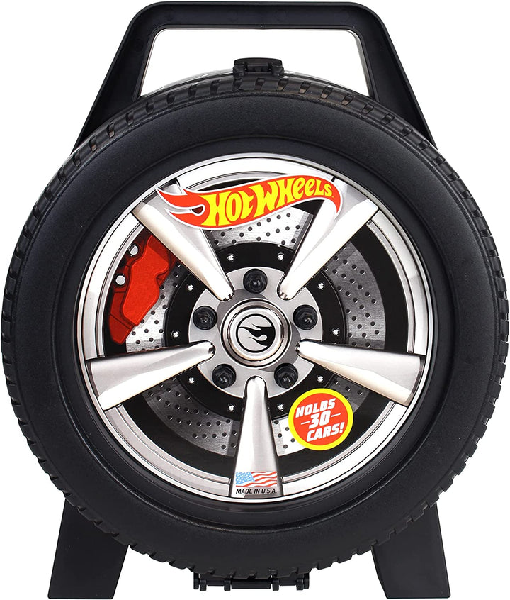 Hot Wheels Collector Case – Durable Die-Cast Car Storage Organizer with Handle for 1:64 Scale Vehicles – Holds up to 50 Cars – Portable Display and Carry Case for Kids and Collectors