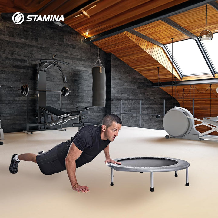 Mini Fitness Trampoline W/Smart Workout App