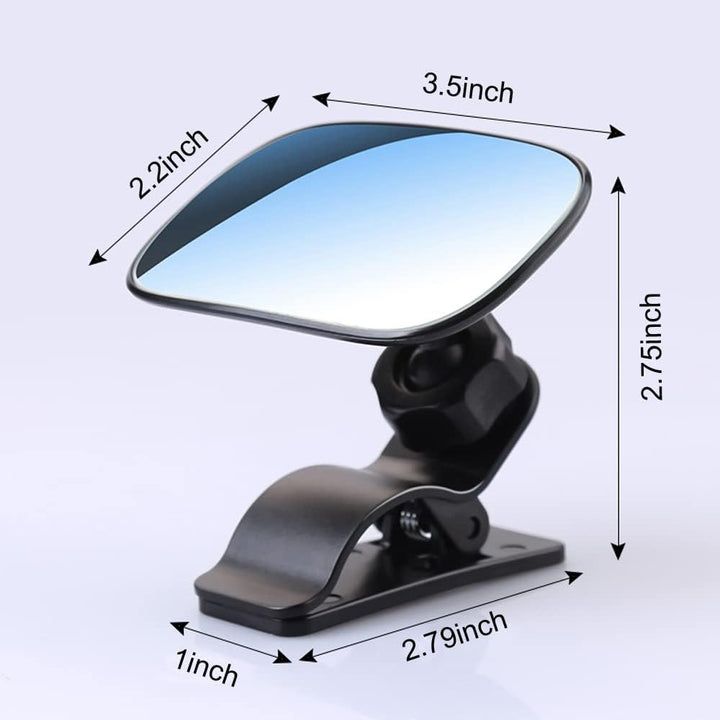 Automotive Interior Rearview Baby Mirror Right Wide Angle Convex Mirror for Infant Toddler Child Children Backseat Adjustable Rearview