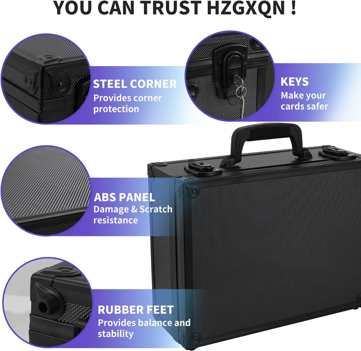 Toploader Storage Box for 3" X 4" 35Pt Rigid Card, Top Loader Card Storage Hard Case, Sports Card Storage Boxes for Trading Cards, Top Loaders Holder (Holds 600+ Toploaders)