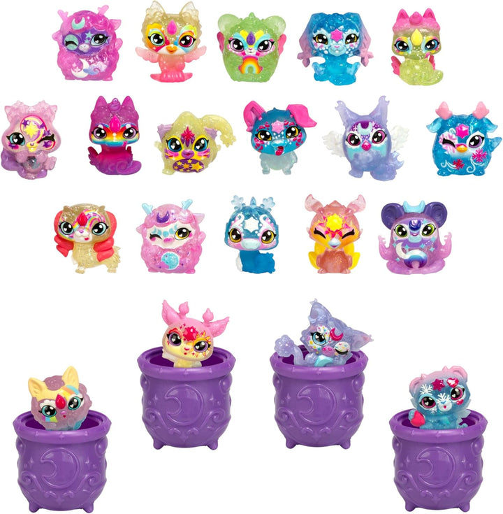 Minis Magic Shimmerverse Series Collector'S Pack, 9 Mini Mixies Included with Magical Fizz Cauldron Unboxing - 2 Hidden Minis