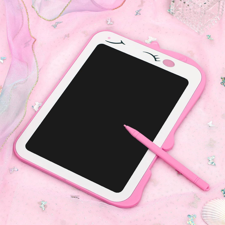 10 Pcs Unicorn Gifts for Girls Toys Christmas Birthday Gifts Kids Girls Age 3 4 5 6 7 8 9 12 with Glowing Blanket/Lcd Drawing Tablet, Unicorn Kids Girls Toys for Daughter, Niece, Granddaughter