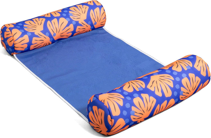 Noodle Sling, No Inflation Needed, Pool Float with Armrests, Quick Draining Fabric, Cup Holder