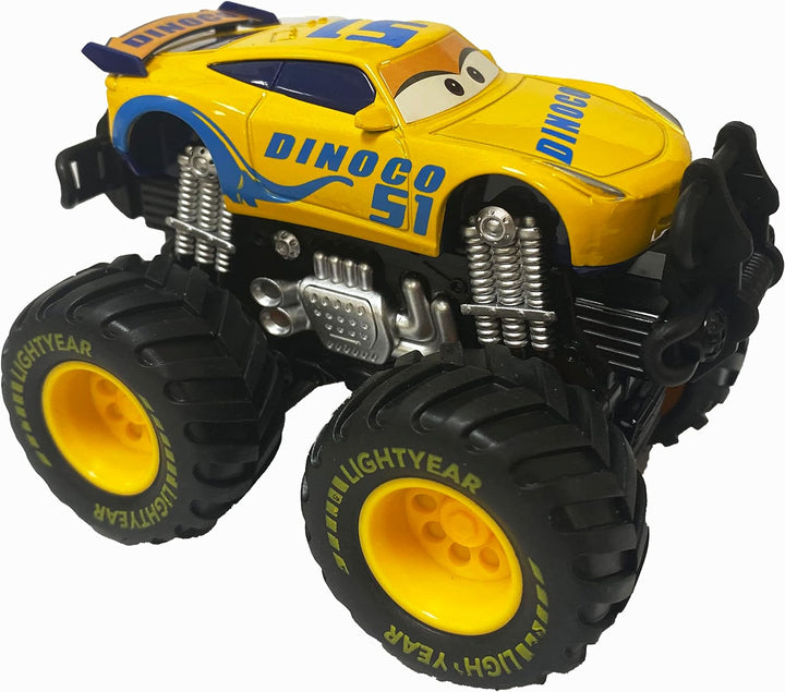 12 Styles Movie Cars 3 Black Storm Jackson Lightning Mcqueen Curz Mater Giant Wheels Cars 1：55 Diecast Vehicles Toys Set Children Car Toy (Big Foot Ambulance)
