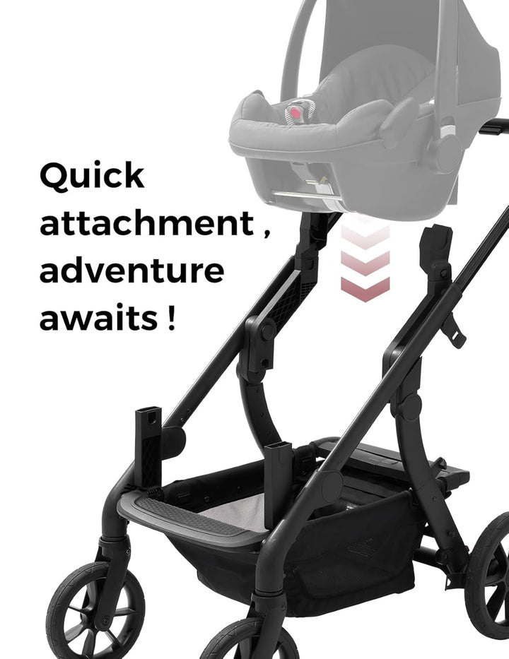 Car Seat Adapters Only Changego Baby Stroller | Compatible Models for : Joie GEMM, Cybex, Nuna, Bugaboo Specific Models