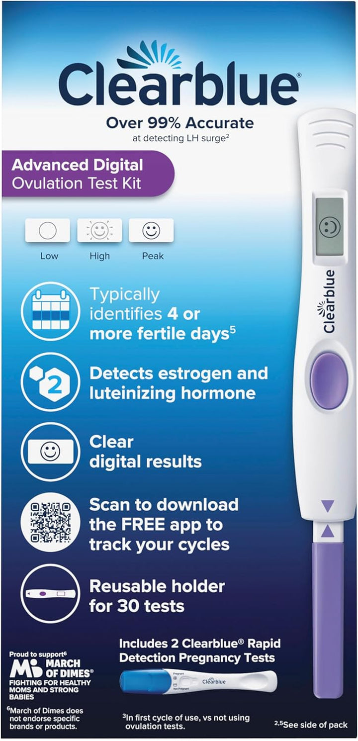 Advanced Digital Ovulation Test Kit, 32 Ct