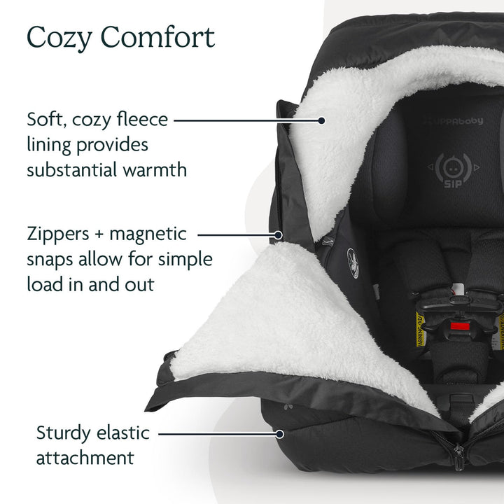 Cozyganoosh for Aria and Mesa Infant Car Seat Carriers/Ultra-Plush, Weather-Proof/Charcoal