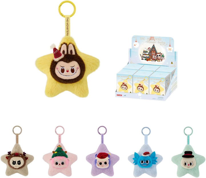 the Monsters Classic Series-Sparkly Blind Box, the Monsters Blind Box Figures, Random Design Collectible Toys Home Decorations, Holiday Birthday Gifts, Single Box