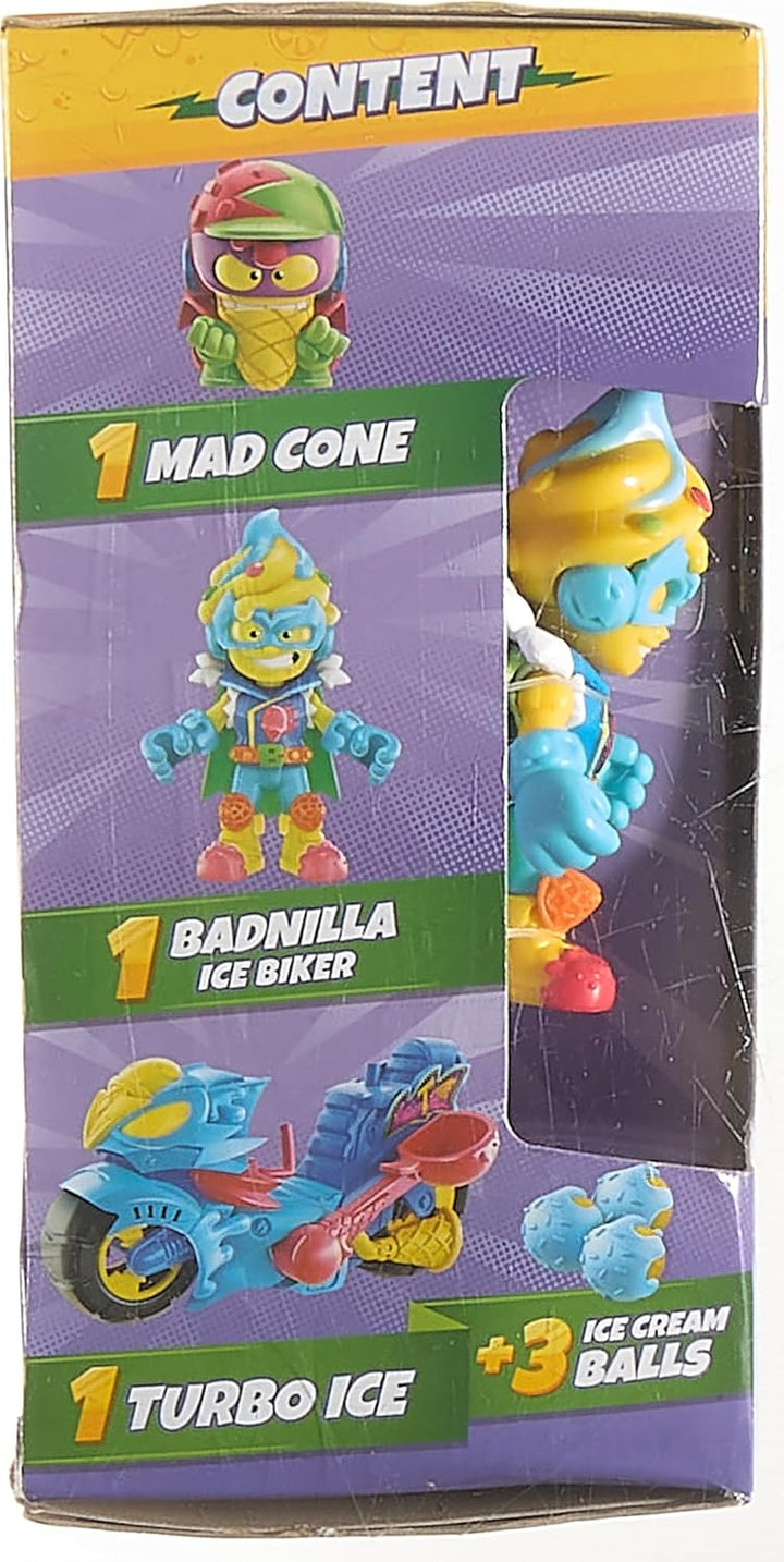 SUPERTHINGS Turbo Ice Scooter with Catapult Ice Cream Ball Launcher, Includes 1 Kazoom Kid and 1 Superthing