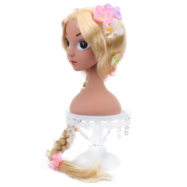 Long Blonde Rapunzel Wigs for Kids - Princess Girl Costume Cosplay Fairytale Ball Braid Wigs for Halloween Christmas Party Hair