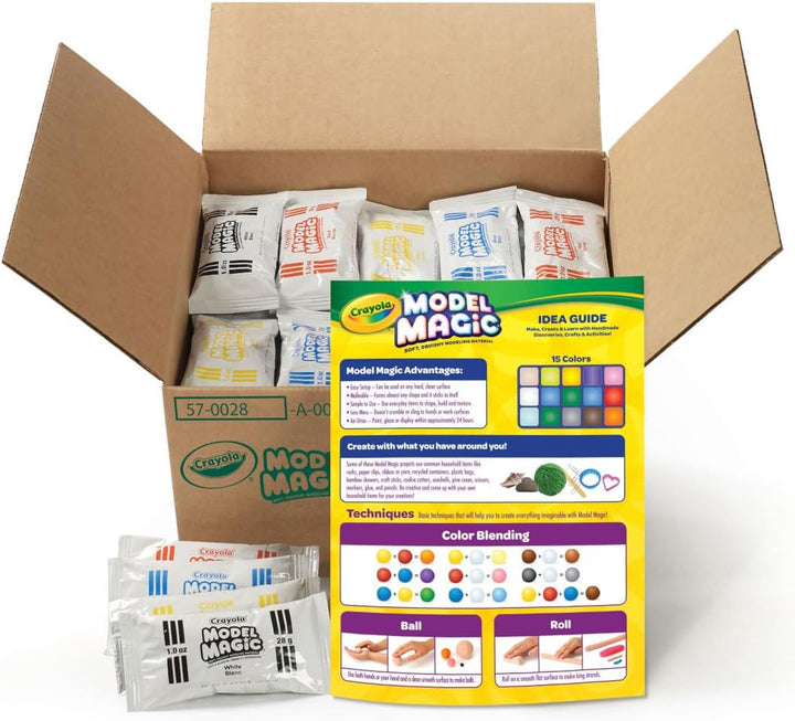 Model Magic - White (75Ct), 1Oz Modeling Clay Alternative, Molding Air Dry Clay for Kids, Bulk Art Supplies, Must Have Teacher Classroom Essentials