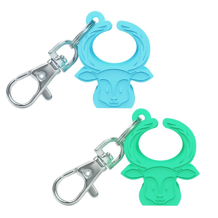Silicone Buckle Release Tool, Unbuckle Assistant, Easy Buckle Release Aid for Parents and Caregivers to Unbuckle (Mint-Pink)