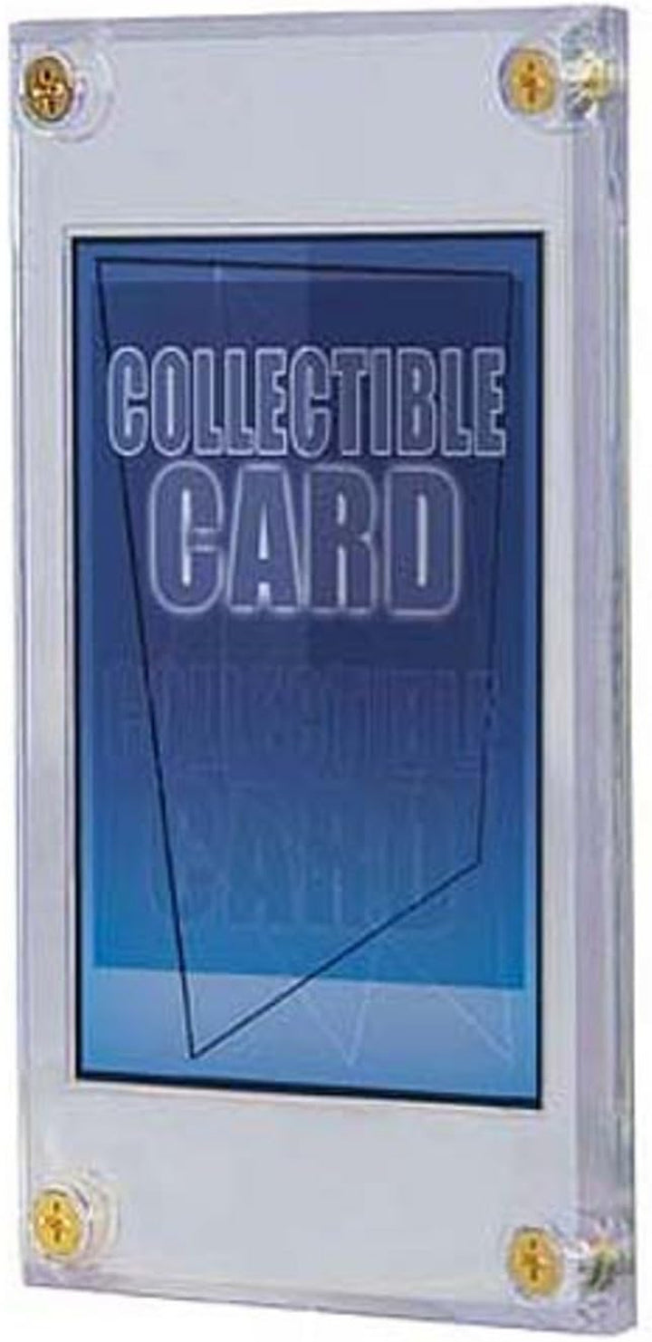 1/4" Screwdown Recessed Trading Card Holder ( Packaging May Vary ),Plastic, Clear