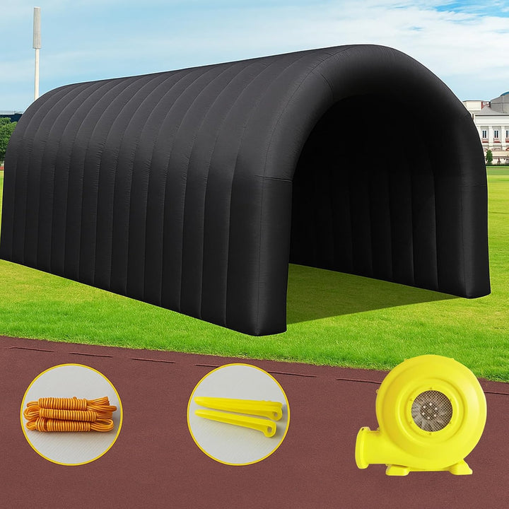 23X10X10Ft Quick Setup Inflatable Tunnel Arch - for Sports Games, Trade Shows & Promotions (Blower Included)