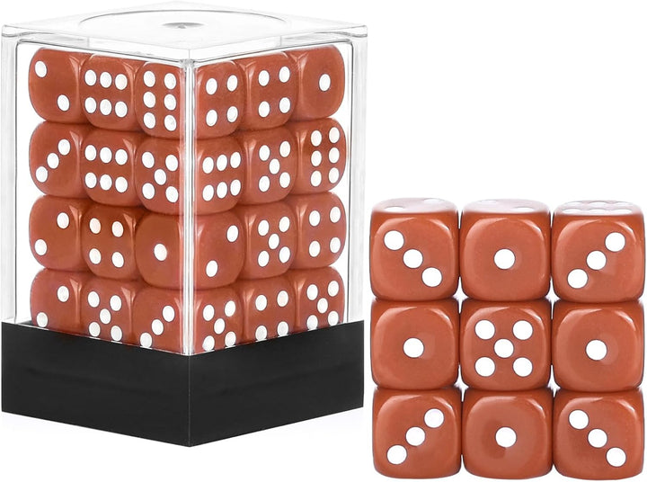 36 Pieces 12Mm 6 Sided Mini Dice Set,Pearl Pattern D6 Game Dice Set,6 Sided Standard Game Dice for Board Games Dice Games Classroom Teaching Dices Game, with Portable Gaming Box(Black)