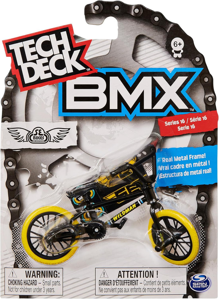 BMX Finger Bike Series 12-Replica Bike Real Metal Frame, Moveable Parts for Flick Tricks Games (Styles Vary)