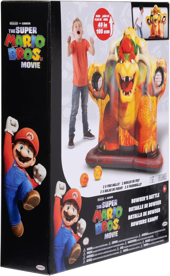 Bowser Inflatable Sports Game for Kids, Indoor Games or Outdoor Games for Kids and Adults, Approximate Inflated Size 51 Inches L X 18 Inches W X 46 Inches H