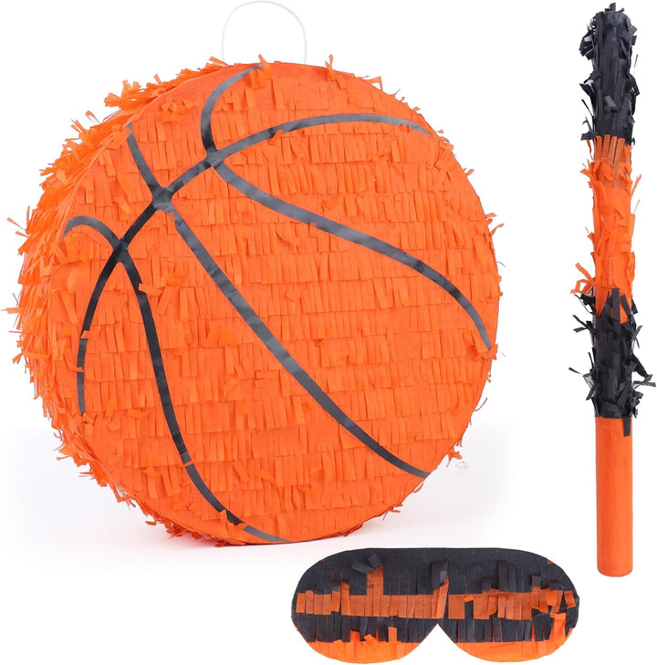 Dinosaur Pinata Bundle with a Blindfold and Bat (17X13X4 Inches), Perfect for Birthday Parties, Animal Theme Parties, Decorations