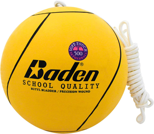 School Quality Tetherball Set - Soft-Touch Tetherball Ball and Rope