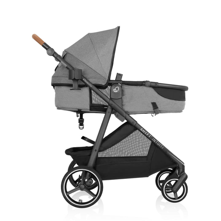 Shyft Intuiti Travel System with Revolve180 Litemax NXT Rotational Infant Car Seat (Fossil Gray)