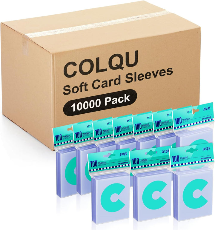 1000Ct Card Sleeves for Trading Cards, Clear Penny Sleeves, Baseball Card Sleeve, Soft Sports Card Sleeve, Plastic Card Protector Fit for MTG Game Card Standard Cards