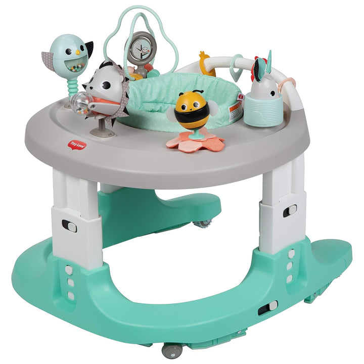 4-In-1 Here I Grow Mobile Activity Center, Baby Walkers and Activity Center, Baby Activity Center with Interactive Toys and Developmental Activities, Meadow Days