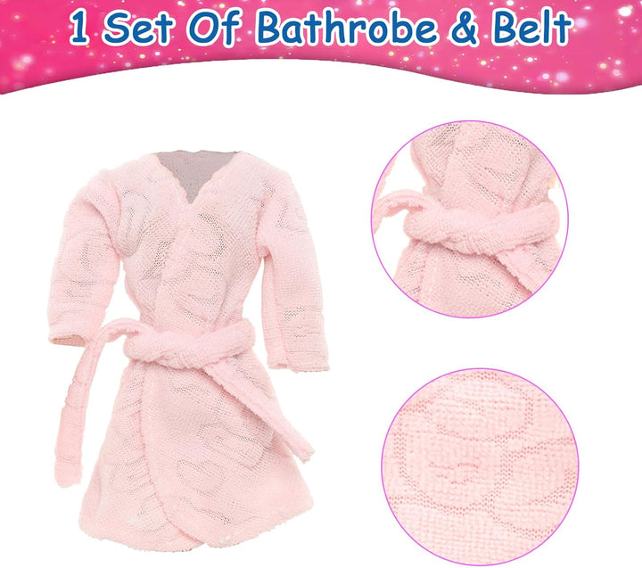 9 Sets Doll Clothes Hooded Sports Suit Casual Outfits Tops and Pants Doll Pajamas for 11.5 Inch Girls Doll