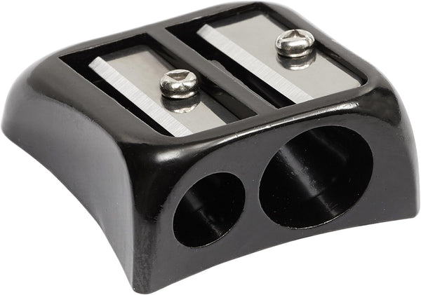‘Blinc Blinc’ Double-Hole Zinc Pencil Sharpener with Strong Metal Casing [Pack of 12] 40285