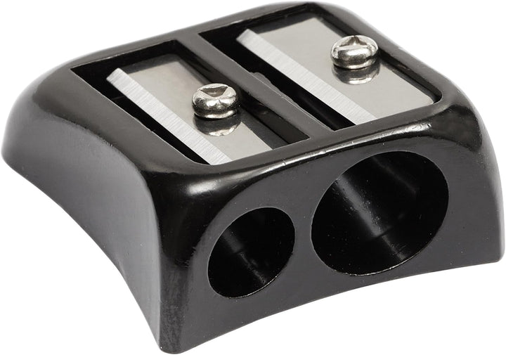 ‘Blinc Blinc’ Double-Hole Zinc Pencil Sharpener with Strong Metal Casing [Pack of 12] 40285
