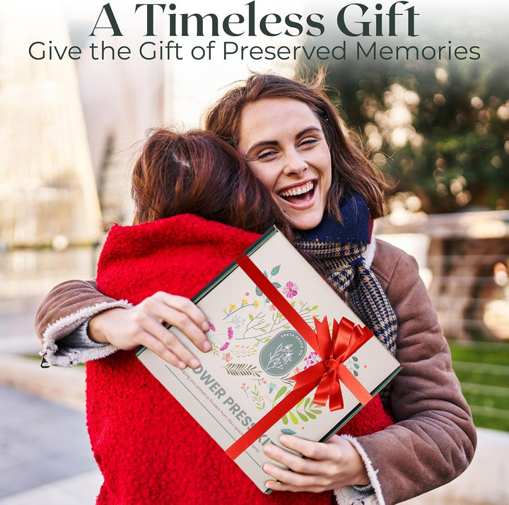 Extra Large Flower Press Kit | 11"X11" 10 Layers Wooden Pressing Boards, Tools & Bag | Crafting Kits for Adults & Kids | DIY Pressed Flower Plant Preservation Kit | Bouquet Preservation | Great Gift