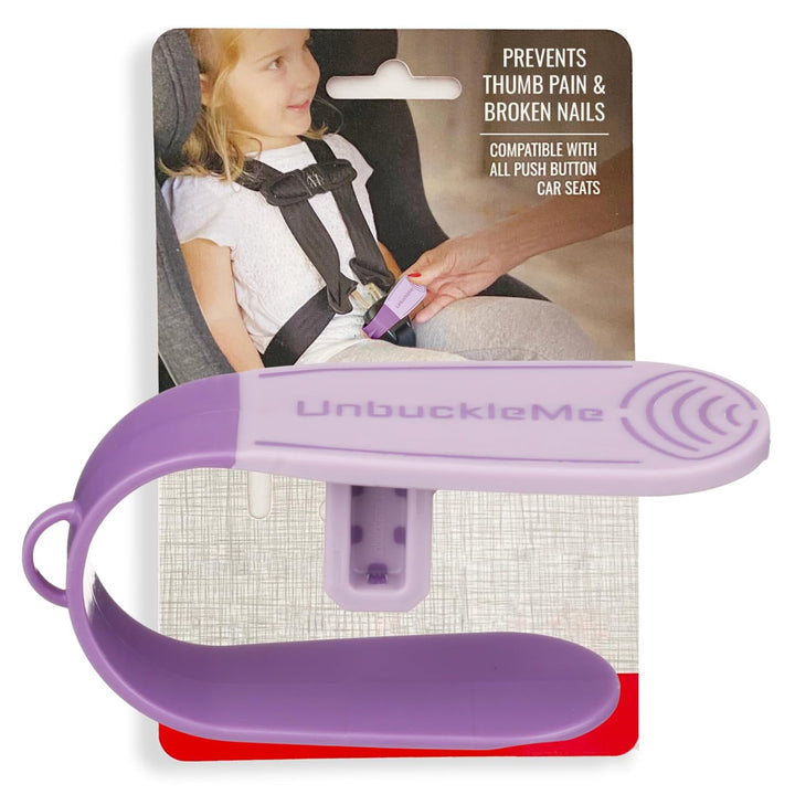 Car Seat Buckle Release Tool - Easy Opener Aid for Arthritis, Long Nails, Older Kids - Button Pusher for Infant, Toddler, Convertible 5 Pt Harness Car Seats - as Seen on Shark Tank (Aqua)